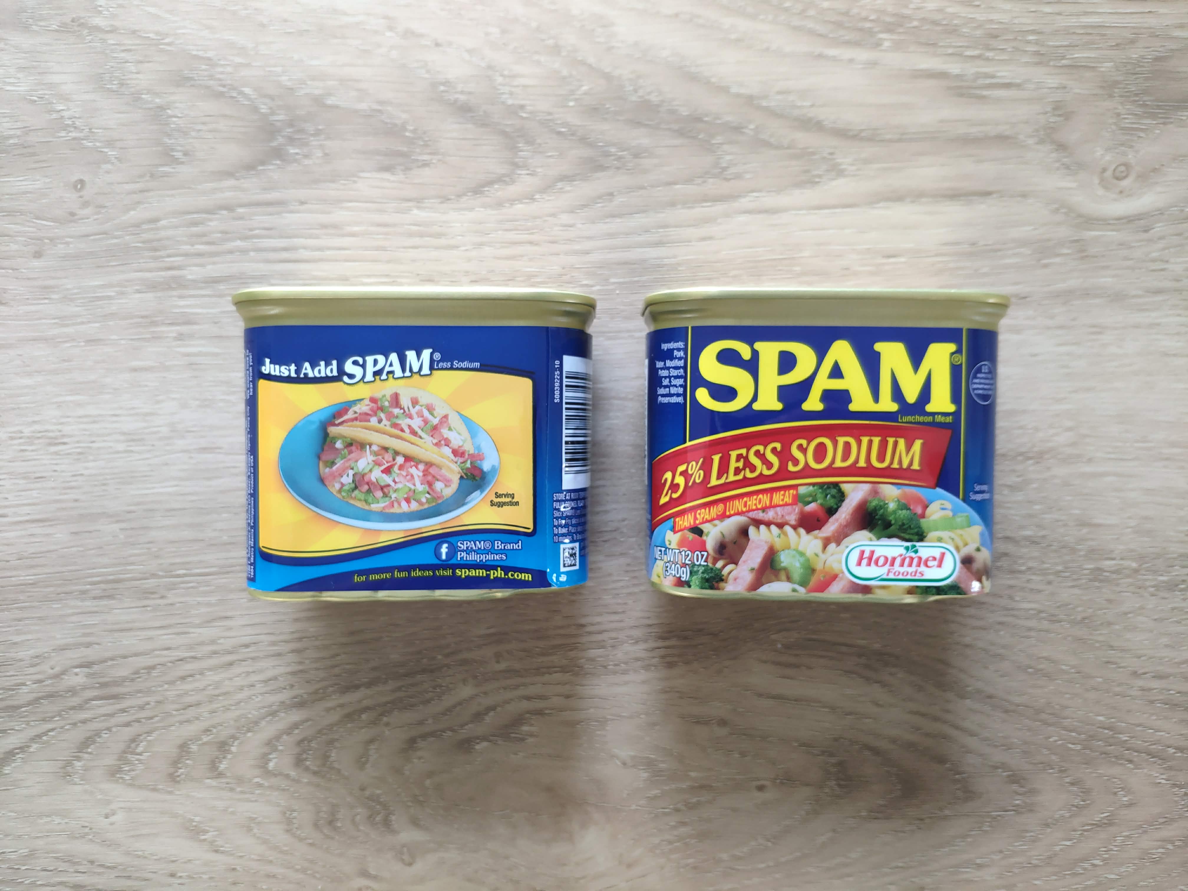 spam less sodium